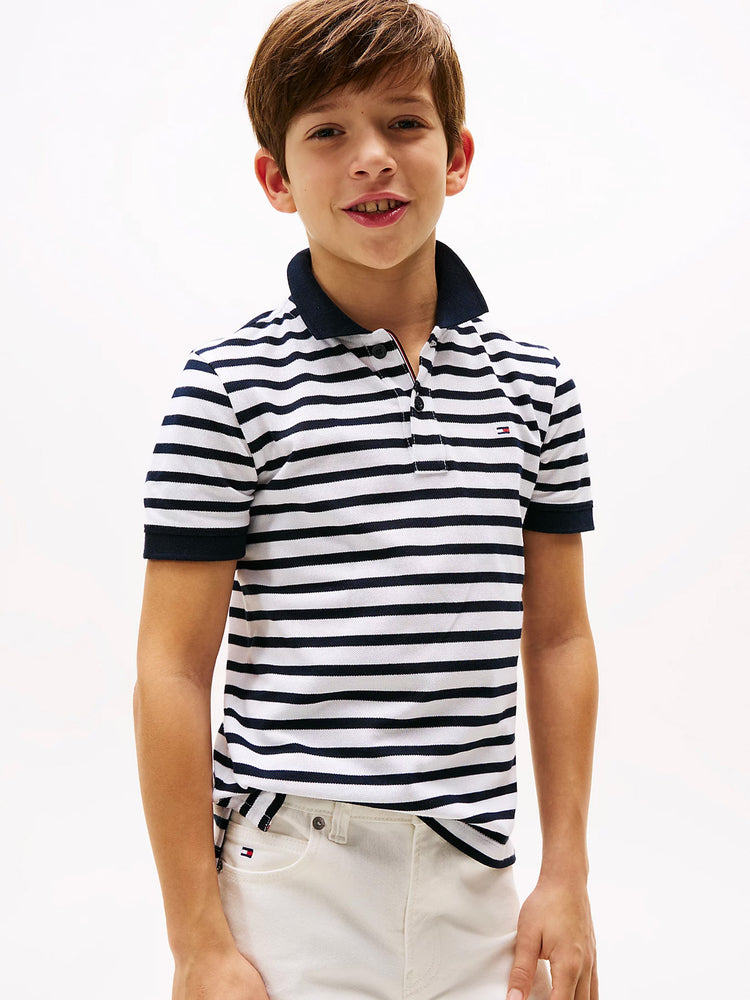 Παιδικό polo ριγέ FLAG POLO S/S KB0KB091030A4 | KB0KB091030A4