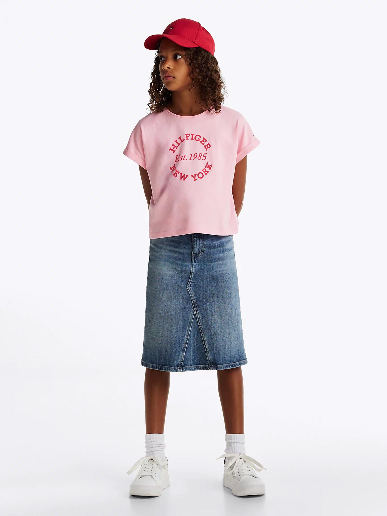 Παιδική μπλούζα μακό HILFIGER NY REGULAR TEE SS KG0KG08295TPF | KG0KG08295TPF