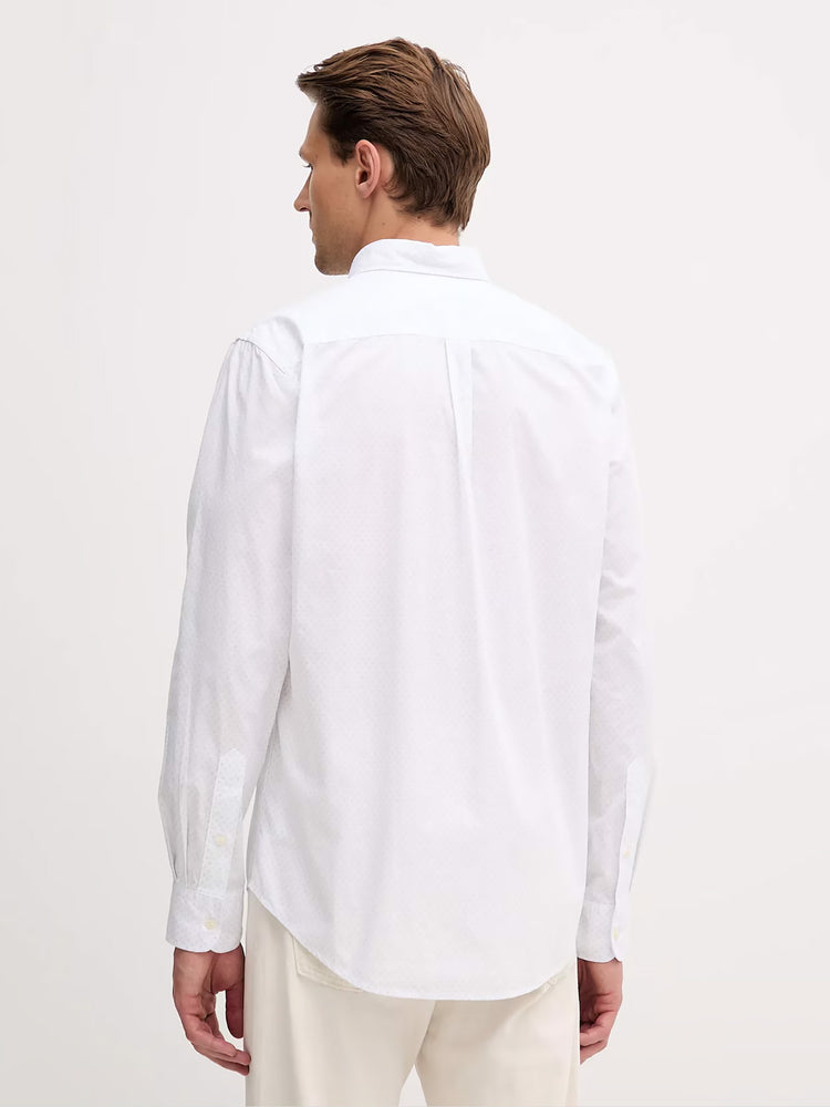 Ανδρικό πουκάμισο μικροσχέδιο FLEX POPLIN FAKE SOLID RF SHIRT MW0MW394370K4 | MW0MW394370K4