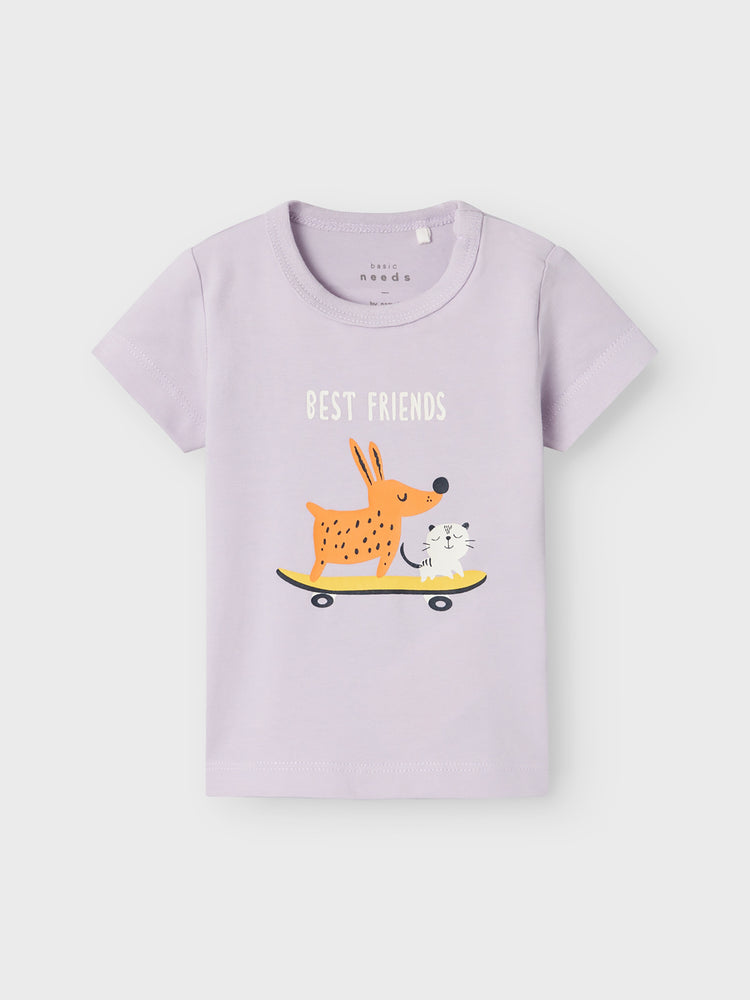 Βρεφική μπλούζα μακό NBFVUBIE SS TOP BOX 13229240 | 13229240