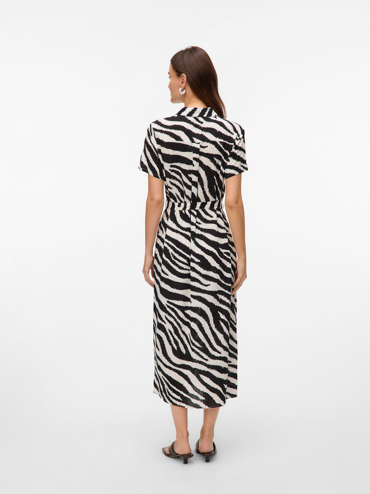 Γυναικείο φόρεμα zebra VMEASY JOY S/S LONG SHIRT DRESS WVN 10297365 | 10297365
