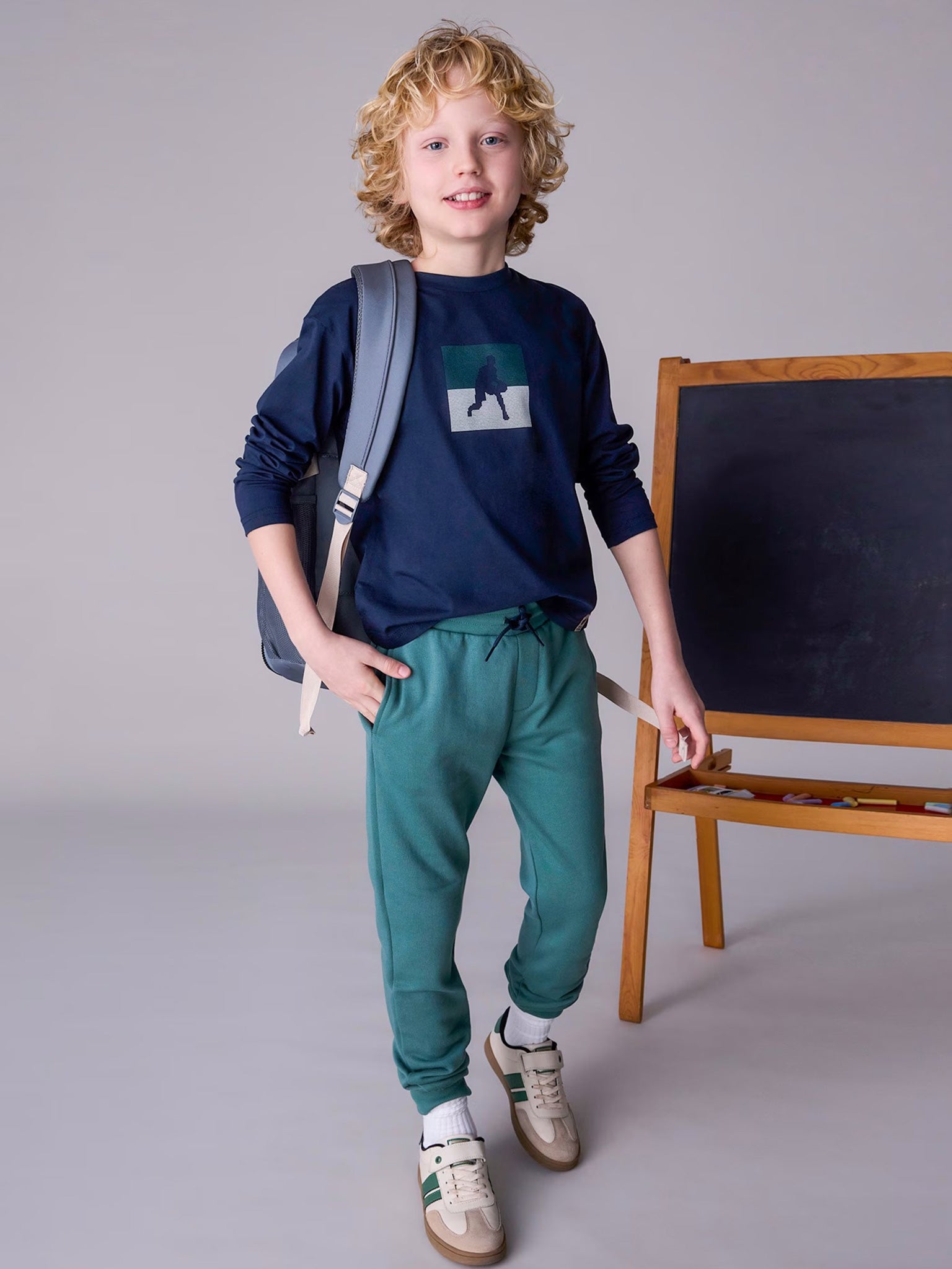 Εφηβικό παντελόνι φόρμας 15-00705-085 | 15-00705-085