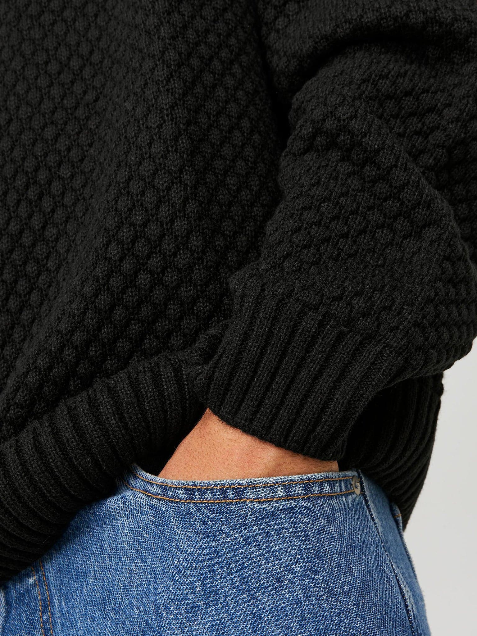 Ανδρική μπλούζα πλεκτή JORLAKEWOOD KNIT CREW NECK BF 12246842 | 12246842
