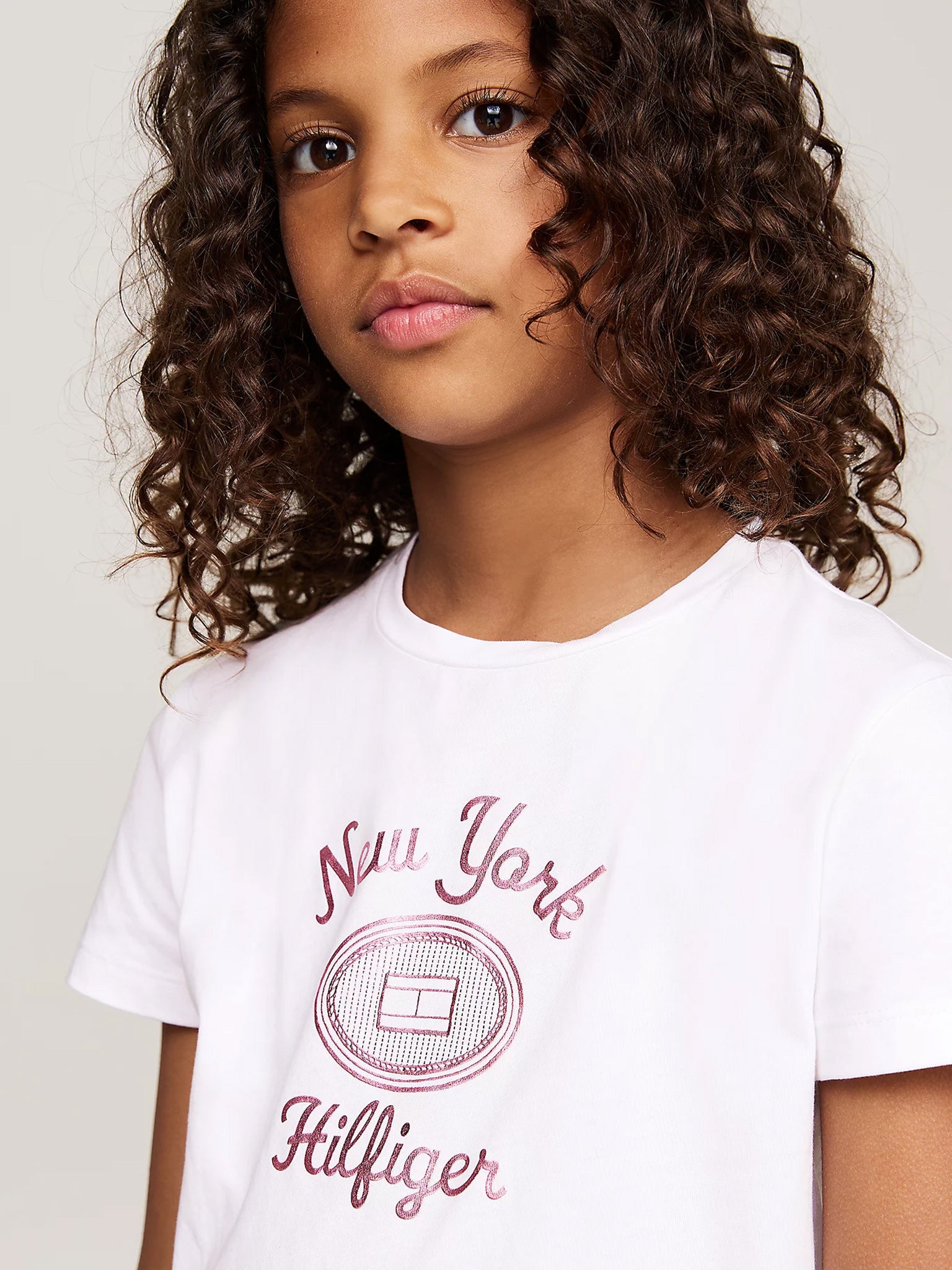 Παιδική μπλούζα HILFIGER NY FOIL REG TEE SS KG0KG08007YBR | KG0KG08007YBR