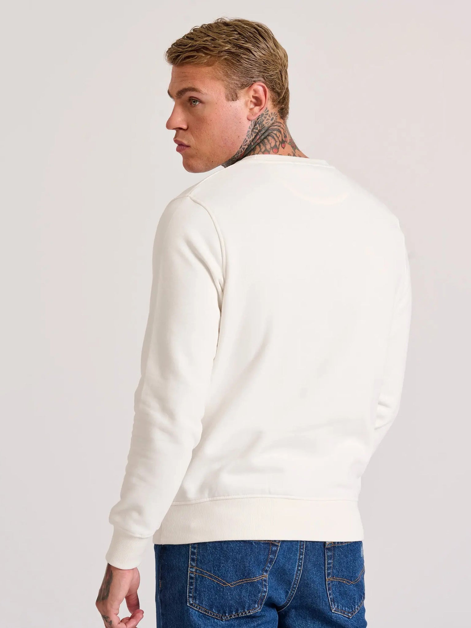 Ανδρική μπλούζα φούτερ FBM010-010-06 OFF WHITE | FBM010-010-06