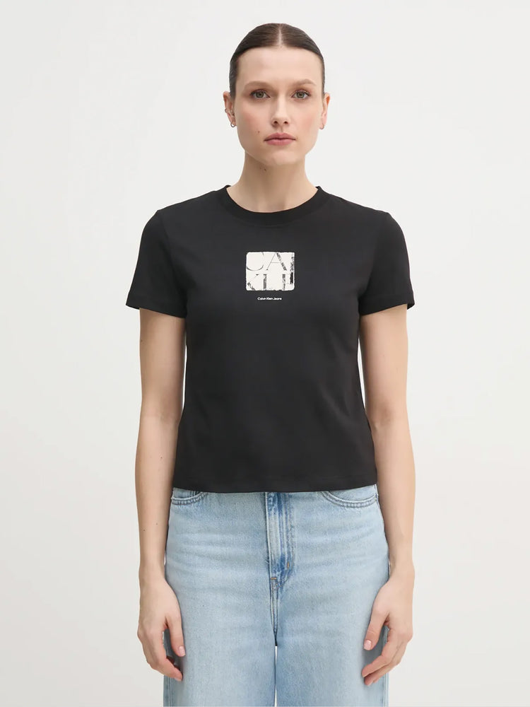 Γυναικείο t-shirt FRONT PHOTO GRAPHIC BABY TEE J20J225260BEH | J20J225260BEH