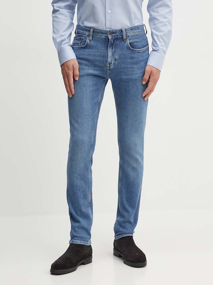 Ανδρικό παντελόνι τζιν STRAIGHT DENTON STR OTTO BLUE MW0MW363191BH | MW0MW363191BH