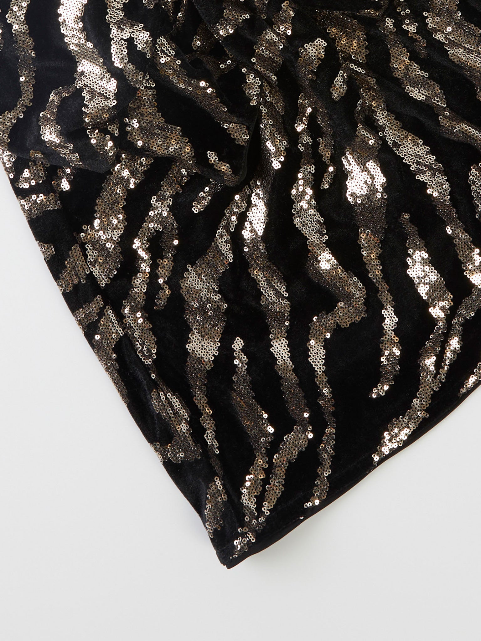 Εφηβικό φόρεμα zebra με παγιέτα NKFRANIMAL LS DRESS HIGH CUFF BOX 13237248 | 13237248