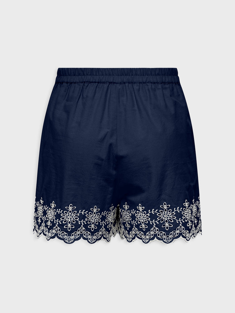 Γυναικείο σορτς ONLLOU LIFE EMB LOOSE SHORTS WVN 15313167 | 15313167