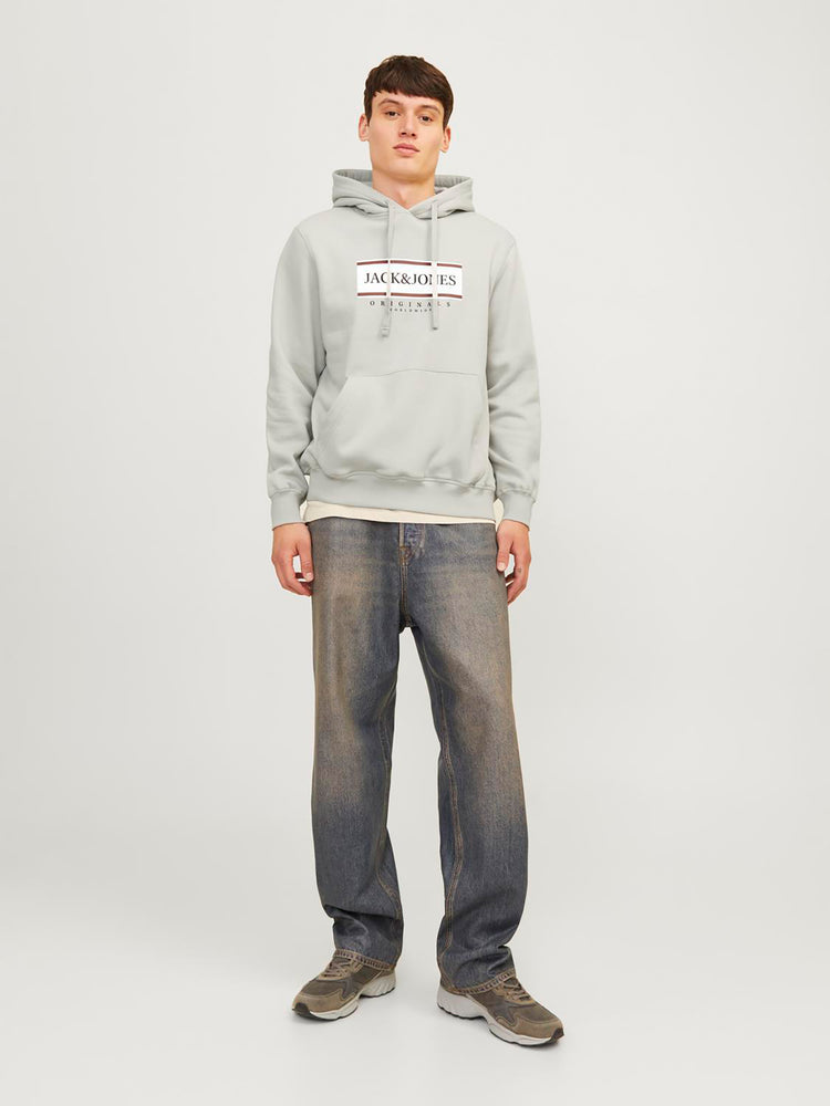 Ανδρική μπλούζα φούτερ JORFREDERIKSBERG BOX SWEAT HOOD 12262513 | 12262513