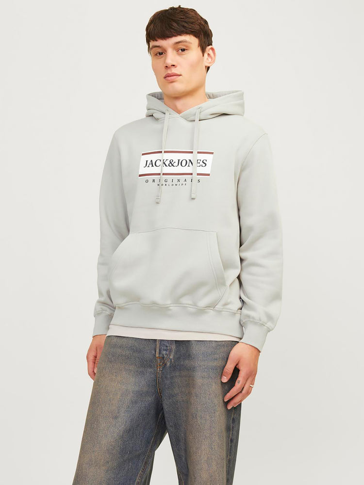 Ανδρική μπλούζα φούτερ JORFREDERIKSBERG BOX SWEAT HOOD 12262513 | 12262513