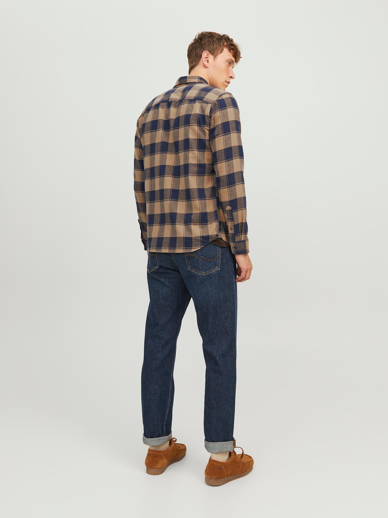 Ανδρικό πουκάμισο JJEJOSHUA BUFFALO SHIRT 12245084 | 12245084