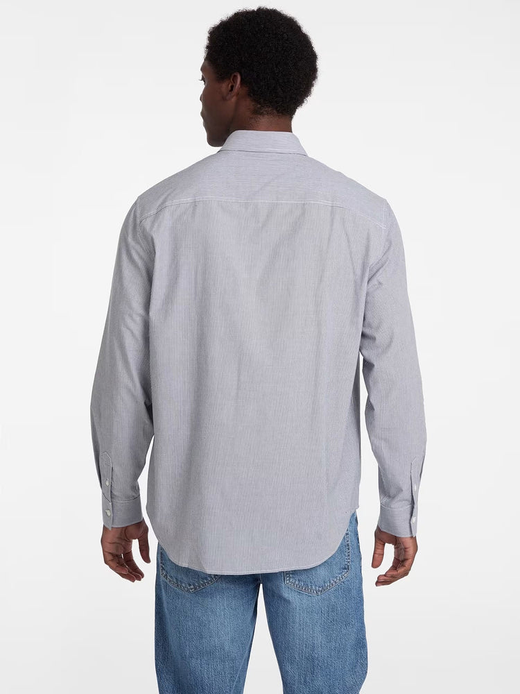 Ανδρικό πουκάμισο ριγέ regular pocket shirt M5RH67WGZ11S76A | M5RH67WGZ11S76A