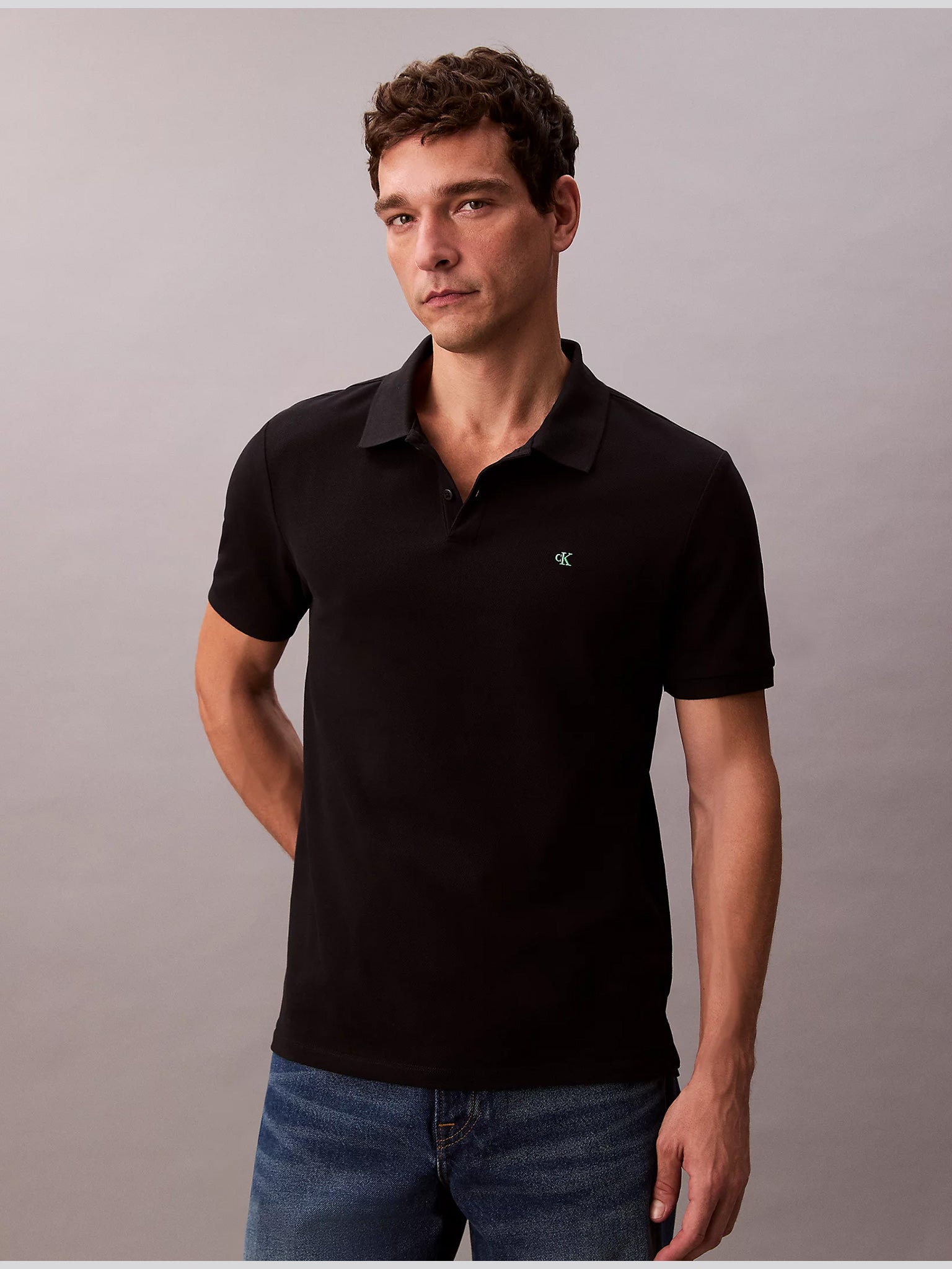 Ανδρικό polo SS CASUAL PIQUE CLASSIC POLO LV040EM269UB1 | LV040EM269UB1