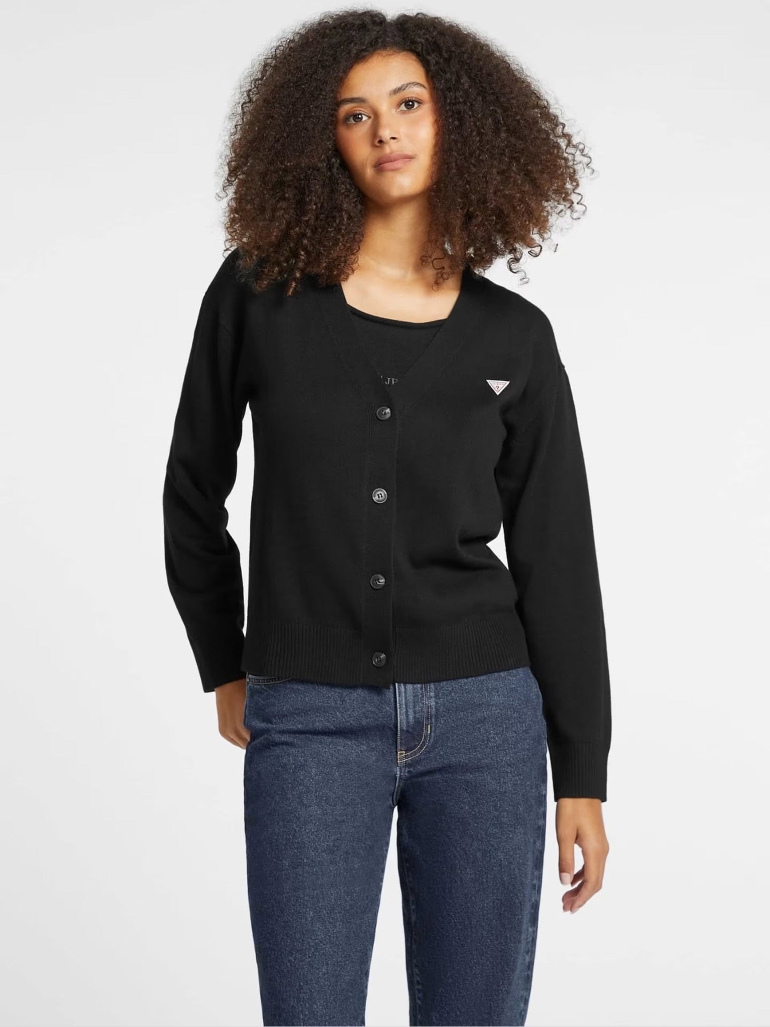 Γυναικεία ζακέτα ψιλή πλέξη W4BR16Z3HO2JBLK | W4BR16Z3HO2JBLK