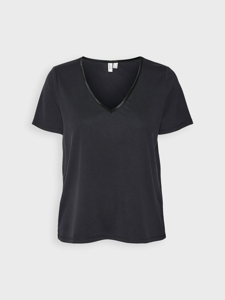 Γυναικεία μπλούζα VMODA S/S V-NECK T-SHIRT JRS BTQ 10316138 | 10316138