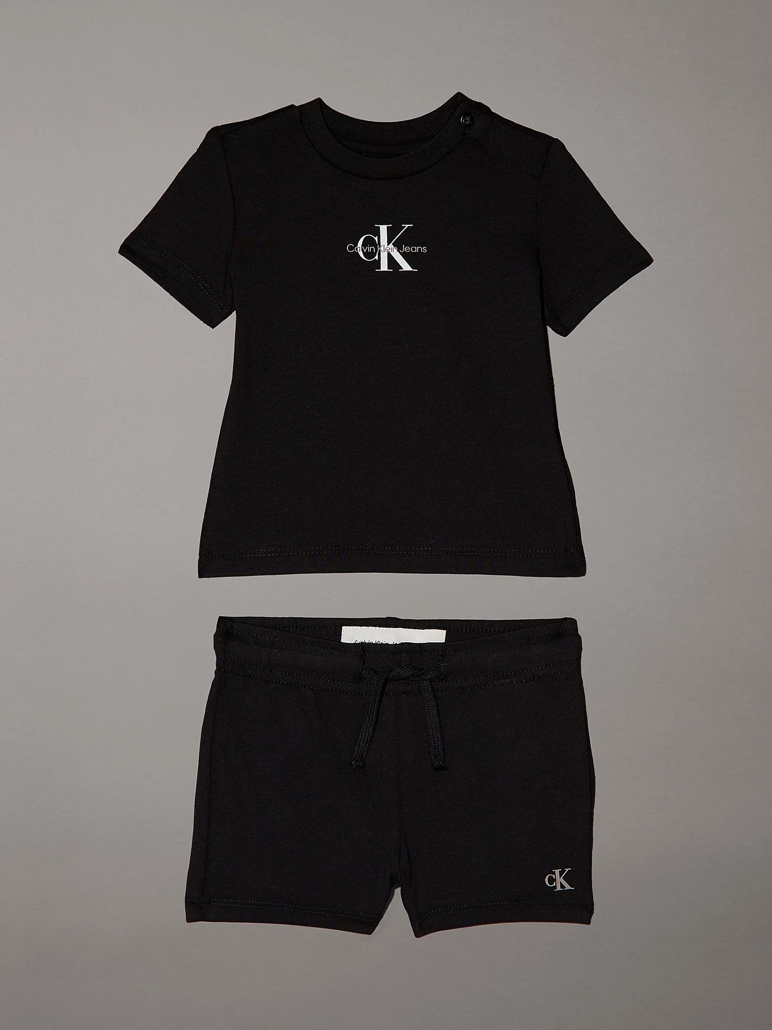 Βρεφικό σύνολο μακό MONOGRAM LOGO T-SHIRT SHORTS SET IN0IN00319BEH | IN0IN00319BEH