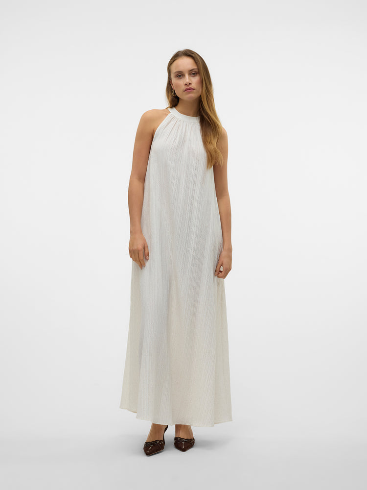 Γυναικείο φόρεμα maxi VMRICKI SL HALTER NECK LONG DRESS VMA 10328619 | 10328619