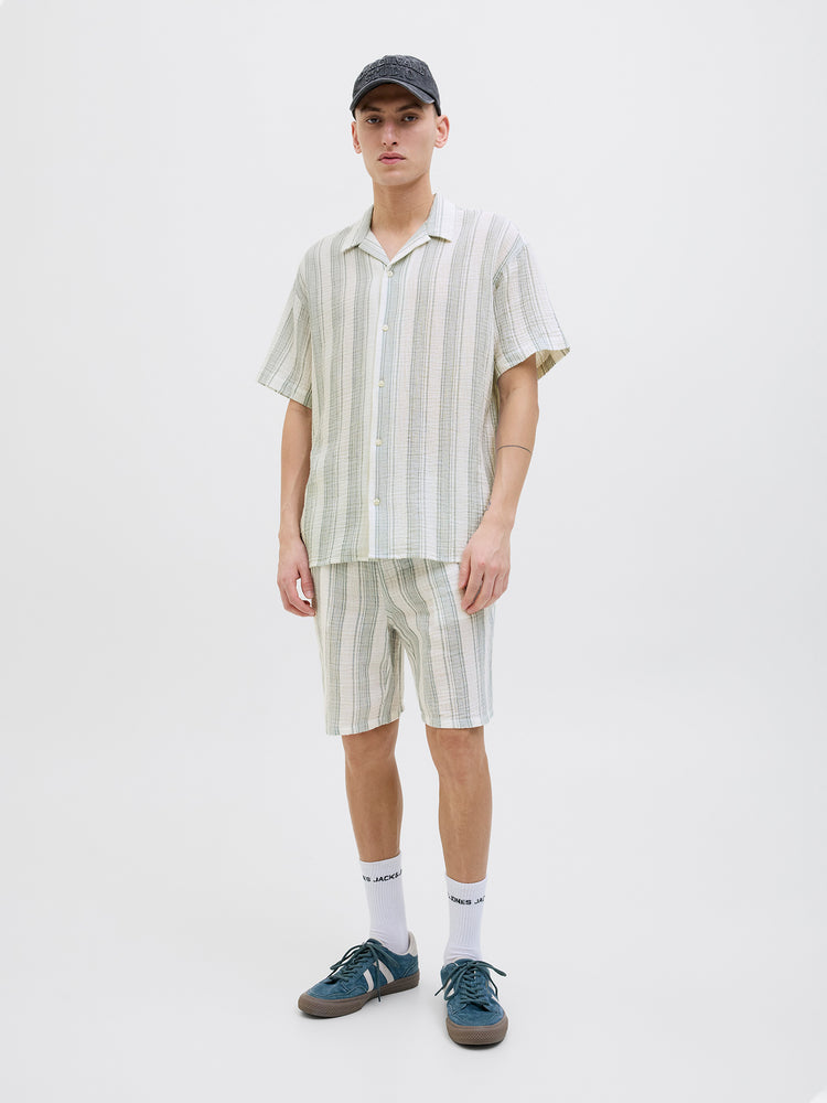 Ανδρικό πουκάμισο ριγέ JOREASTER PATRAS RESORT SHIRT SS 12274798 | 12274798