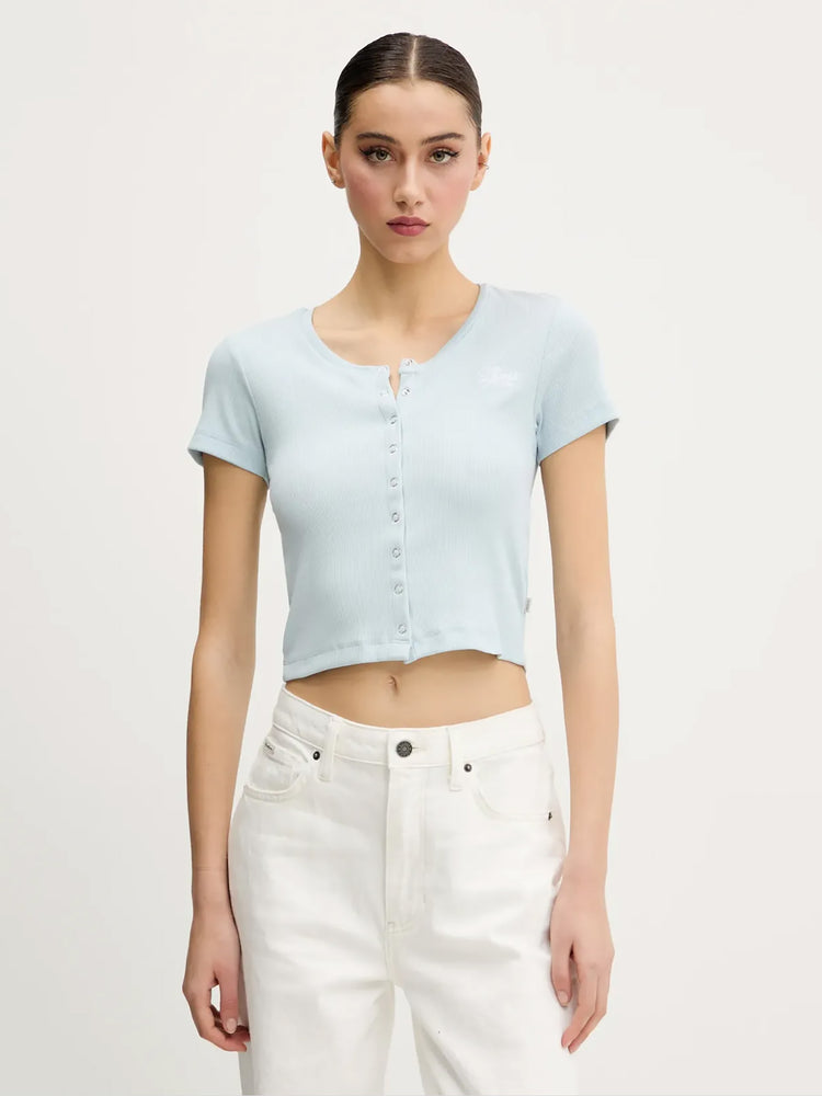 Γυναικεία μπλούζα ριπ embro - organic cotton gunnar str rib W5GP27KA0H1G7O7 | W5GP27KA0H1G7O7