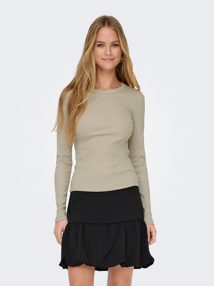 Γυναικεία μπλούζα ONLVAL L/S O-NECK TOP CC JRS 15339772 | 15339772