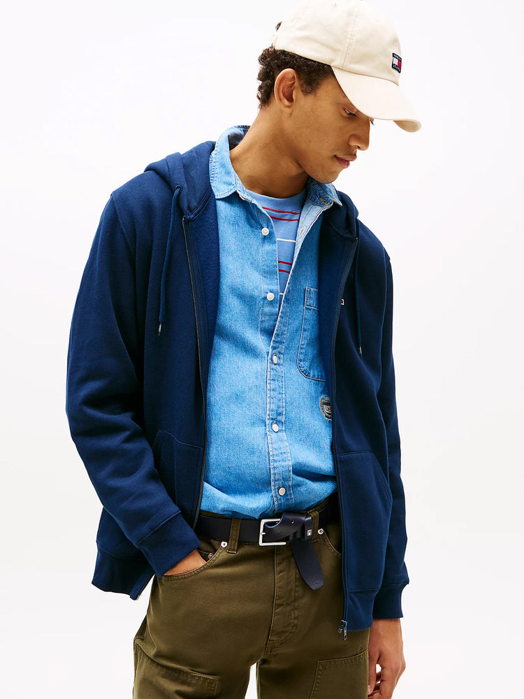 Ανδρική ζακέτα φούτερ TJM REG S FLAG ZIP THRU DM0DM20743C1G | DM0DM20743C1G