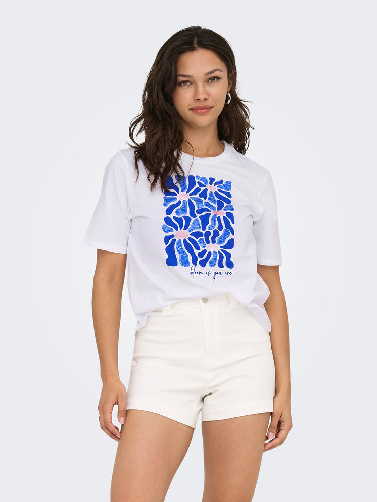 Γυναικείο t-shirt ONLRITA S/S FLOWER TOP BOX JRS 15351631 | 15351631