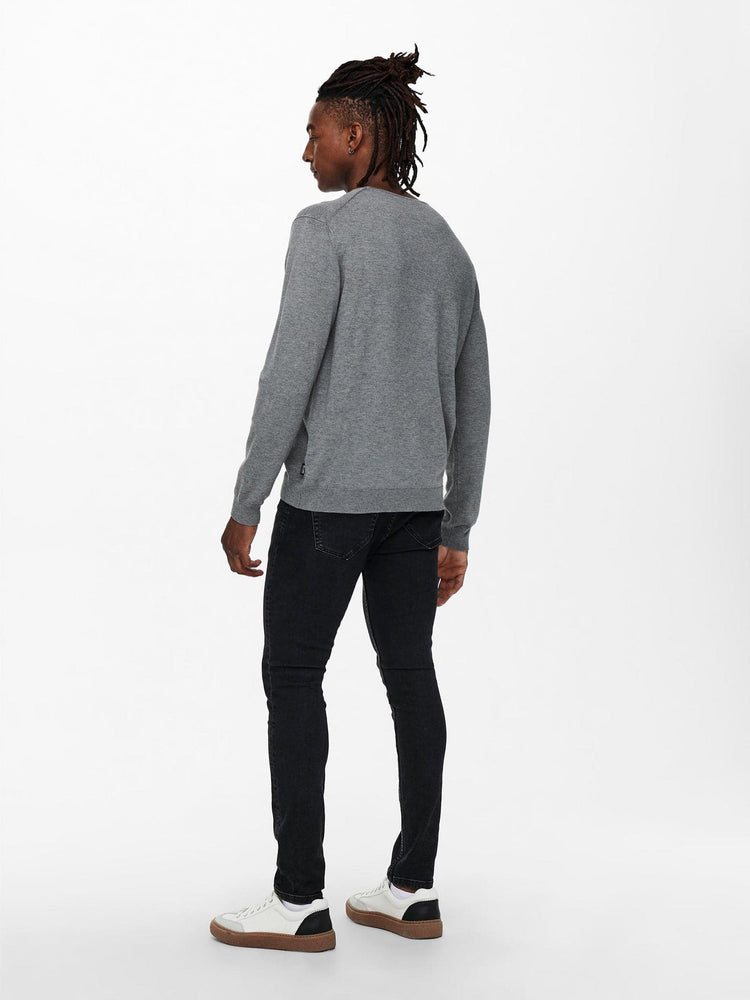 Ανδρική μπλούζα ψιλή πλέξη ONSWYLER LIFE REG 14 LS CREW KNIT NOOS 22020088 | 22020088