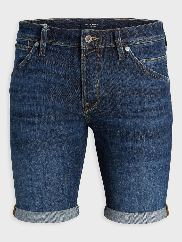 Ανδρική βερμούδα τζιν plus size JJIRICK JJFOX SHORTS GE 237 SN PLS 12229108 | 12229108