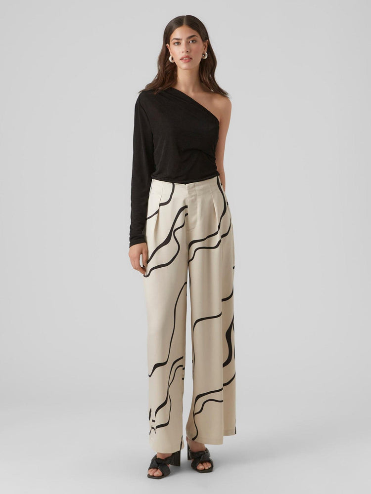 Γυναικεία παντελόνα VMMERLE HW WIDE PANTS 10295435 | 10295435