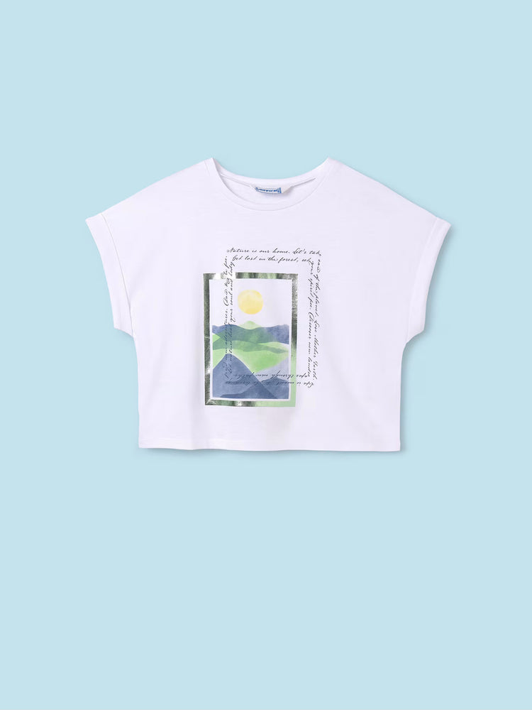 Εφηβική μπλούζα σταμπωτή Better Cotton 24-06013-054 | 24-06013-054