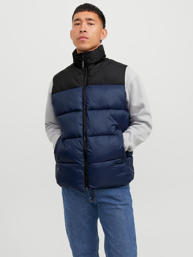 Ανδρικό γιλέκο puffer JJETOBY BODYWARMER COLLAR 12235861 | 12235861