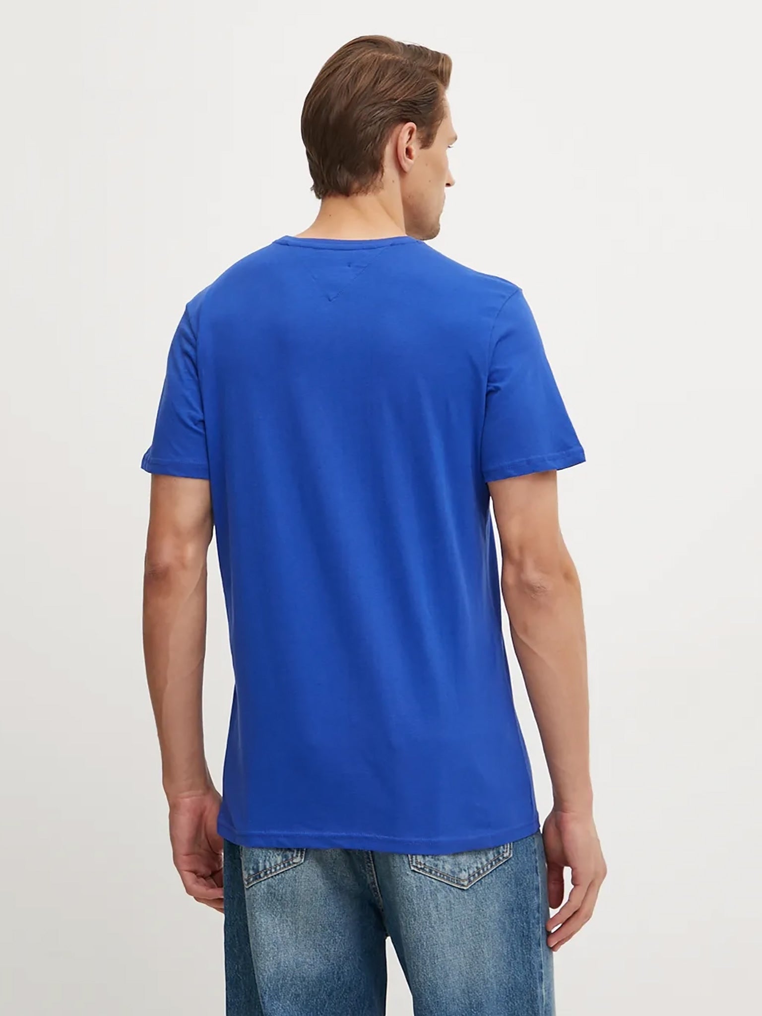 Ανδρικό t-shirt TJM SLIM ESSENTIAL FLAG TEE DM0DM20740C6E | DM0DM20740C6E