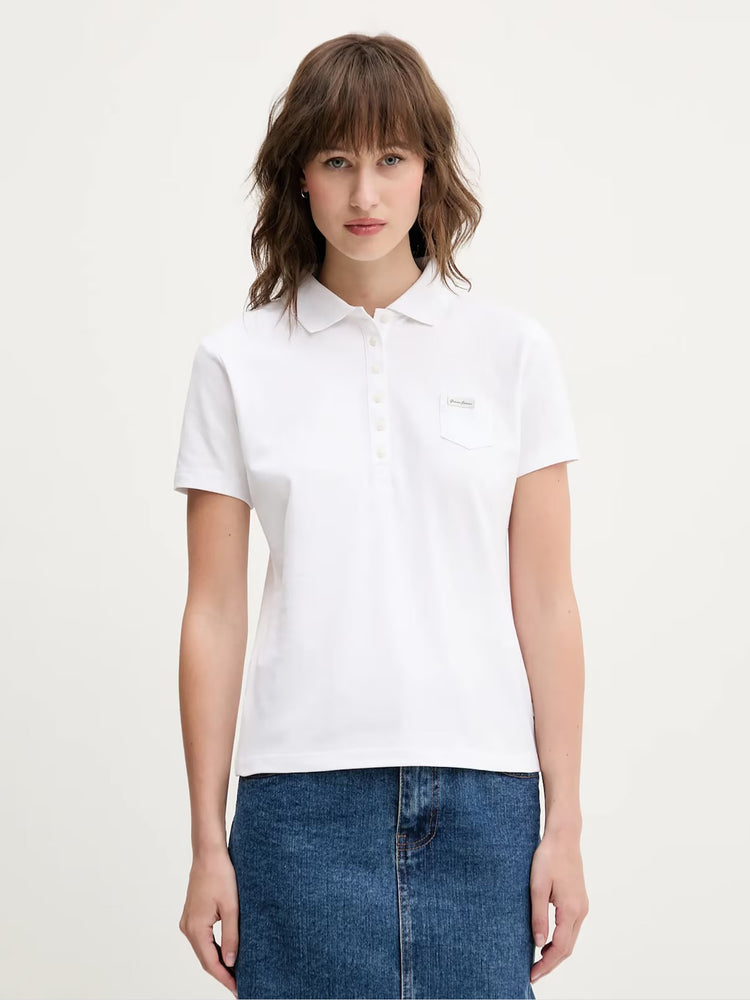 Γυναικεία polo μπλούζα slim W5GP73KCYR1G011 | W5GP73KCYR1G011