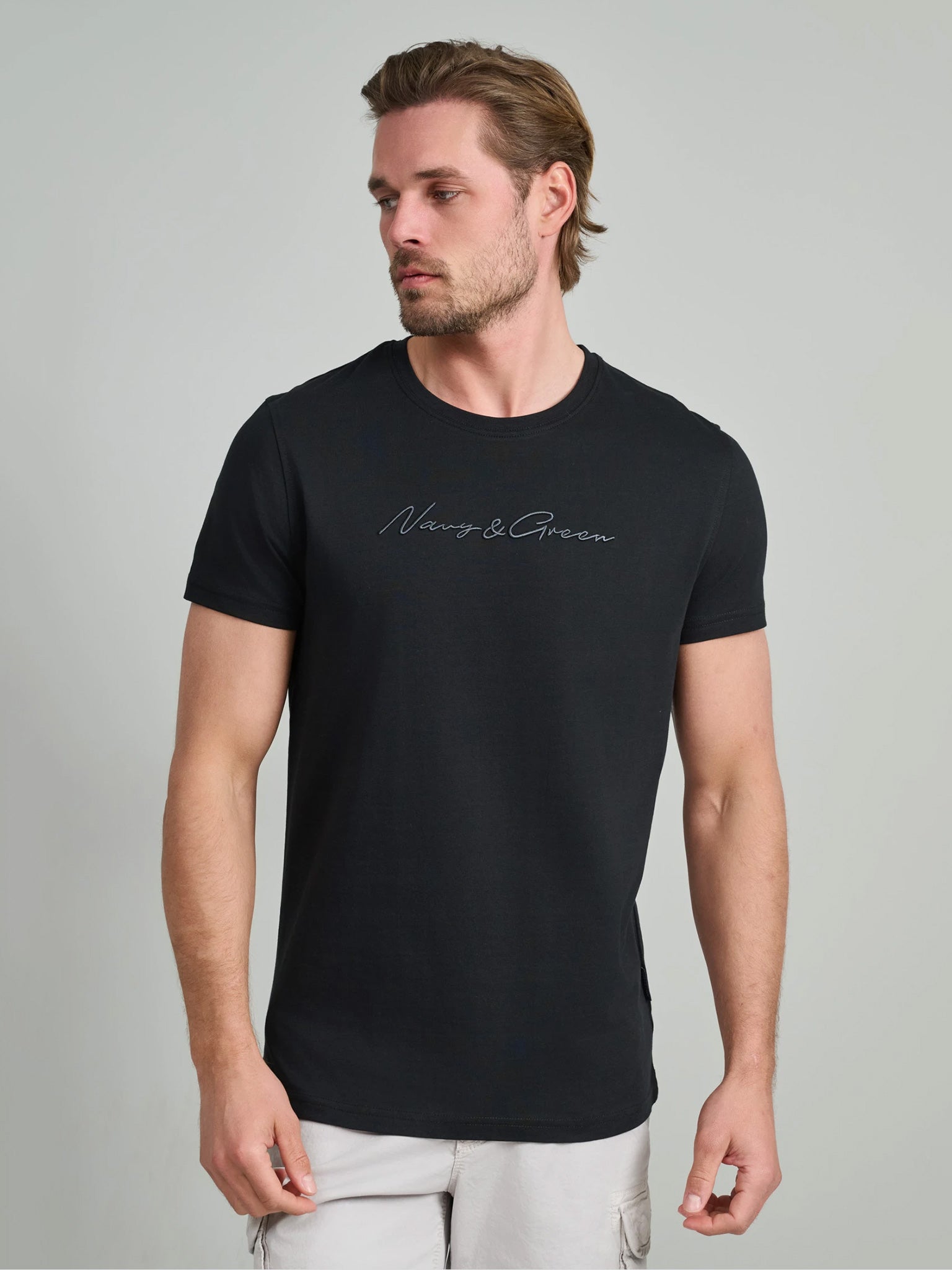 Ανδρικό t-shirt black 24TU.322/11P.1 | 24TU.322/11P.1
