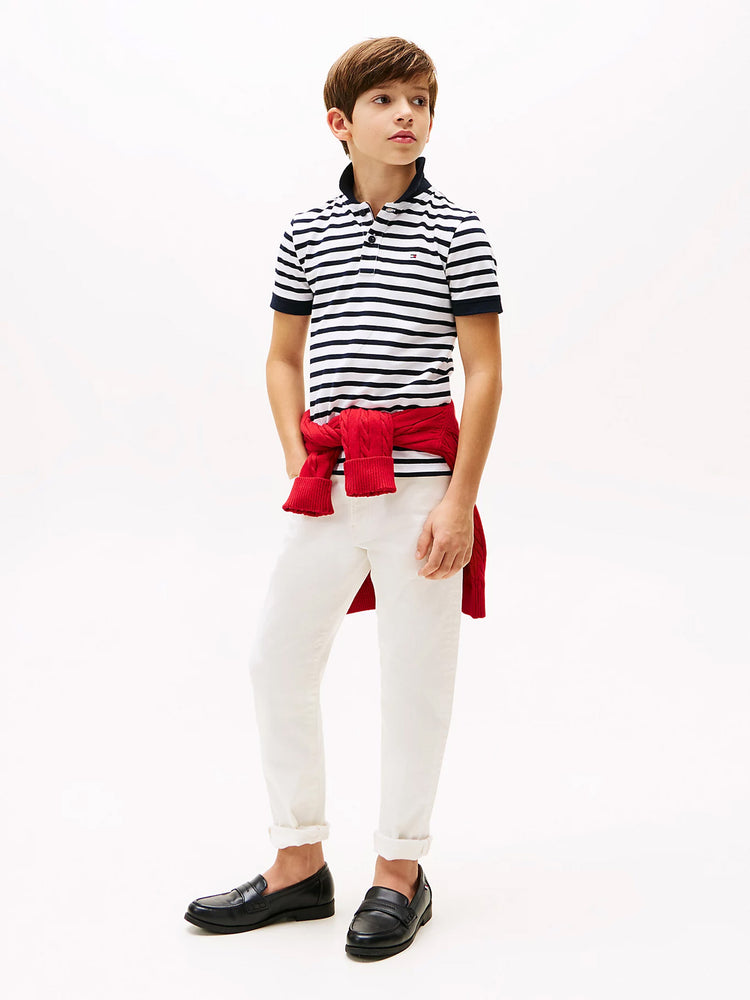 Παιδικό polo ριγέ FLAG POLO S/S KB0KB091030A4 | KB0KB091030A4