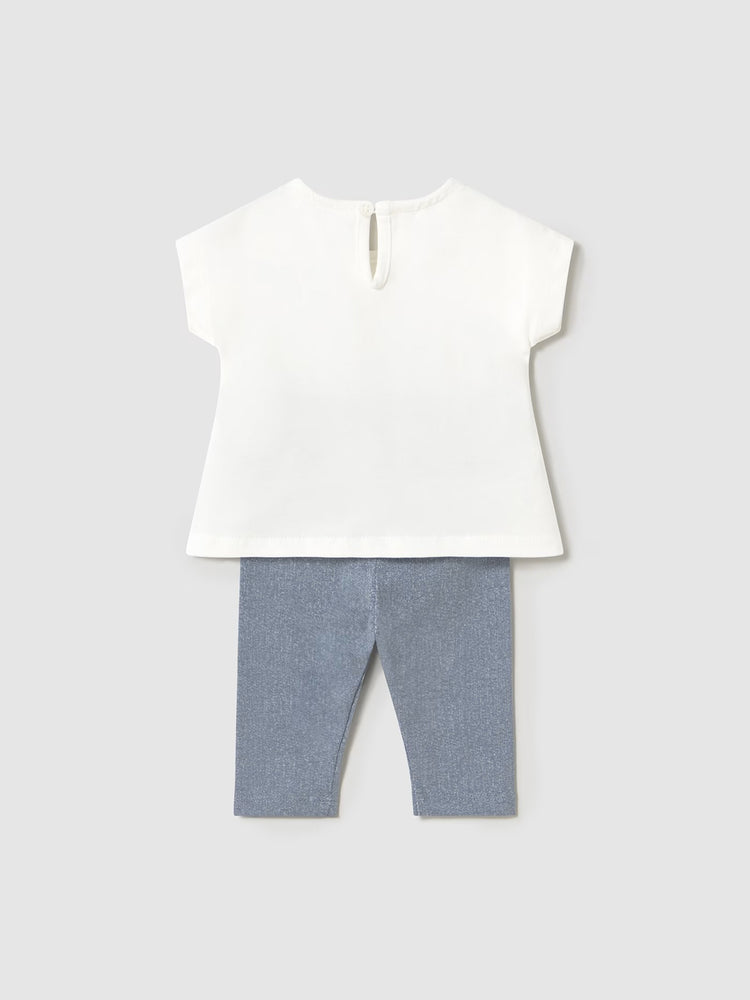 Βρεφικό σετ κολάν με μπλούζα 25-01762-083 | 25-01762-083
