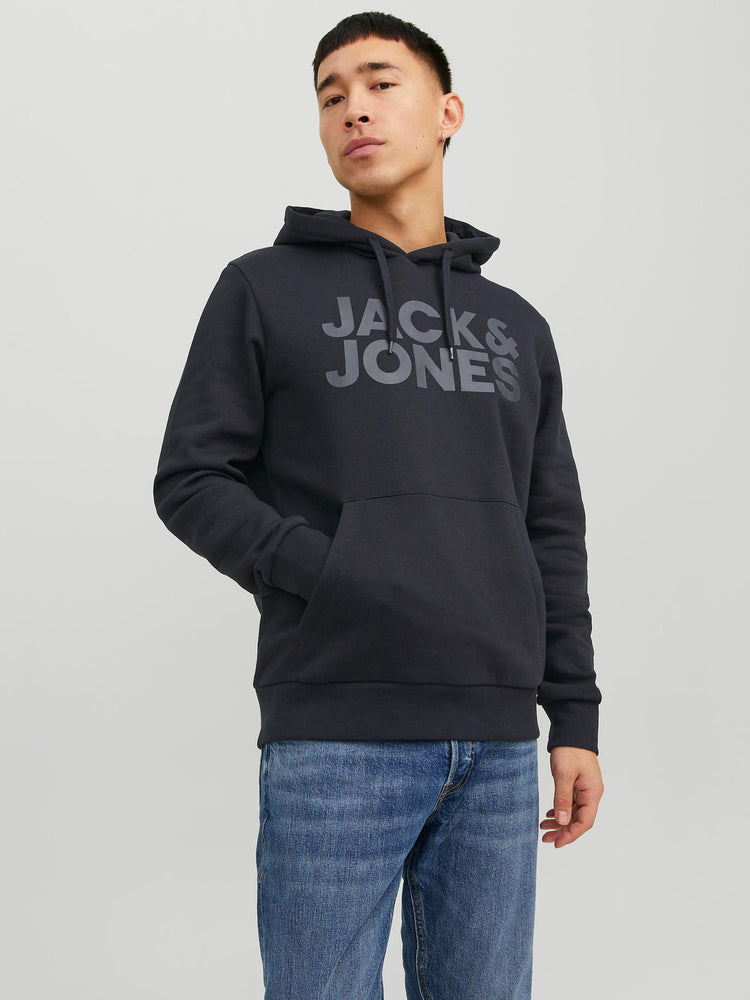 Ανδρικό φούτερ με τύπωμα JJECORP LOGO SWEAT HOOD NOOS 12152840 | 12152840