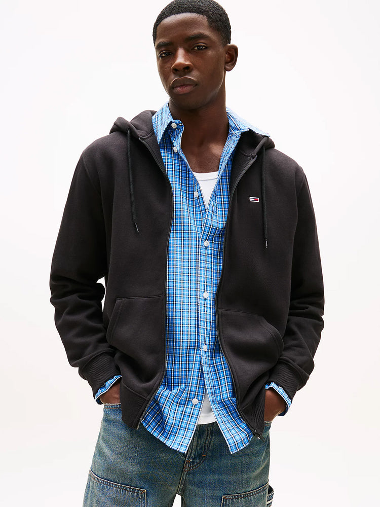 Ανδρική ζακέτα φούτερ TJM REG S FLAG ZIP THRU DM0DM20743BDS | DM0DM20743BDS