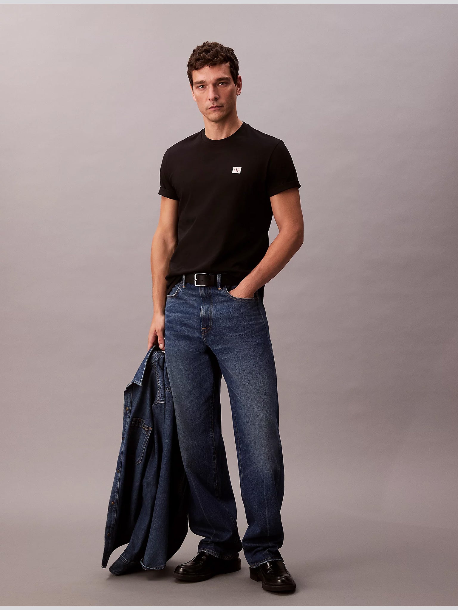 Ανδρικό t-shirt SS BADGE 30S JERSEY CLASSIC TEE LV04RC272GUB1 | LV04RC272GUB1