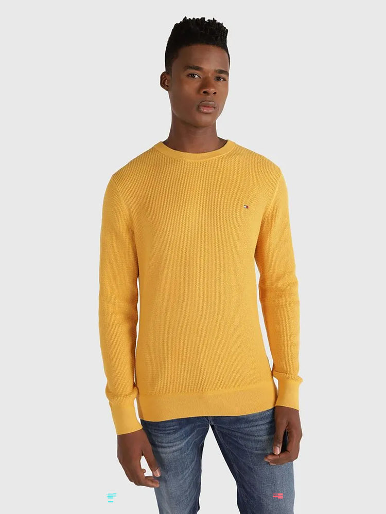 Ανδρική μπλούζα πλεκτή ESSENTIAL STRUCTURE CREW NECK MW0MW36347ZPW | MW0MW36347ZPW