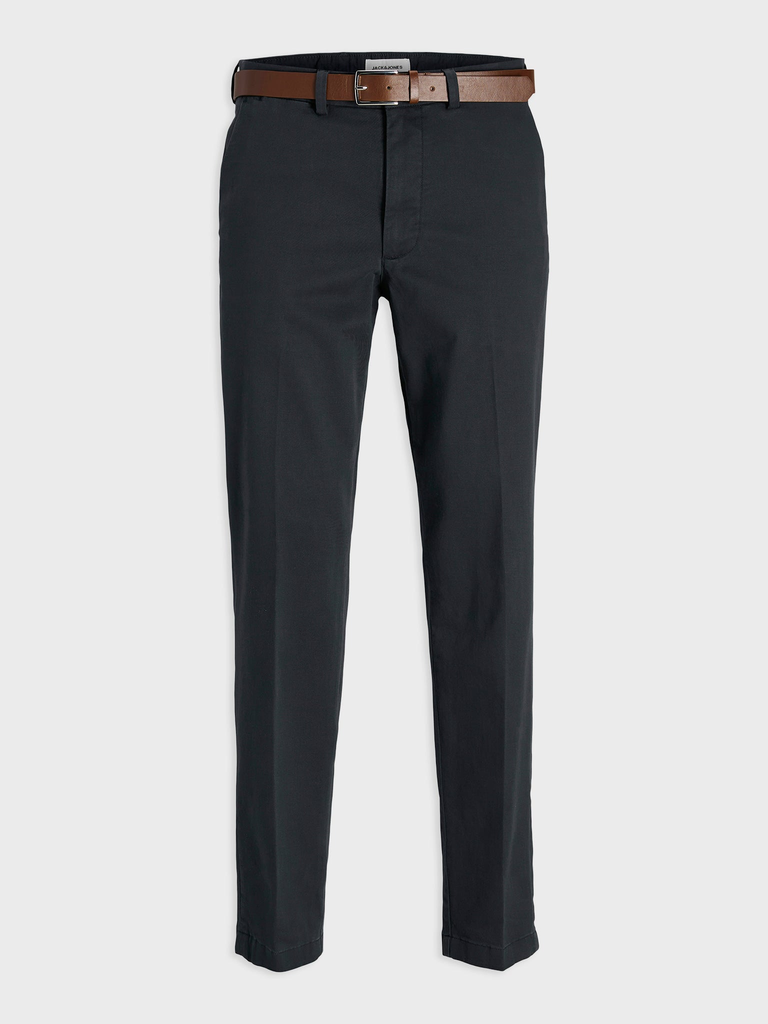 Ανδρικό παντελόνι με ζώνη JPSTOLLIE FRANCO CHINO W BELT 12269356 | 12269356