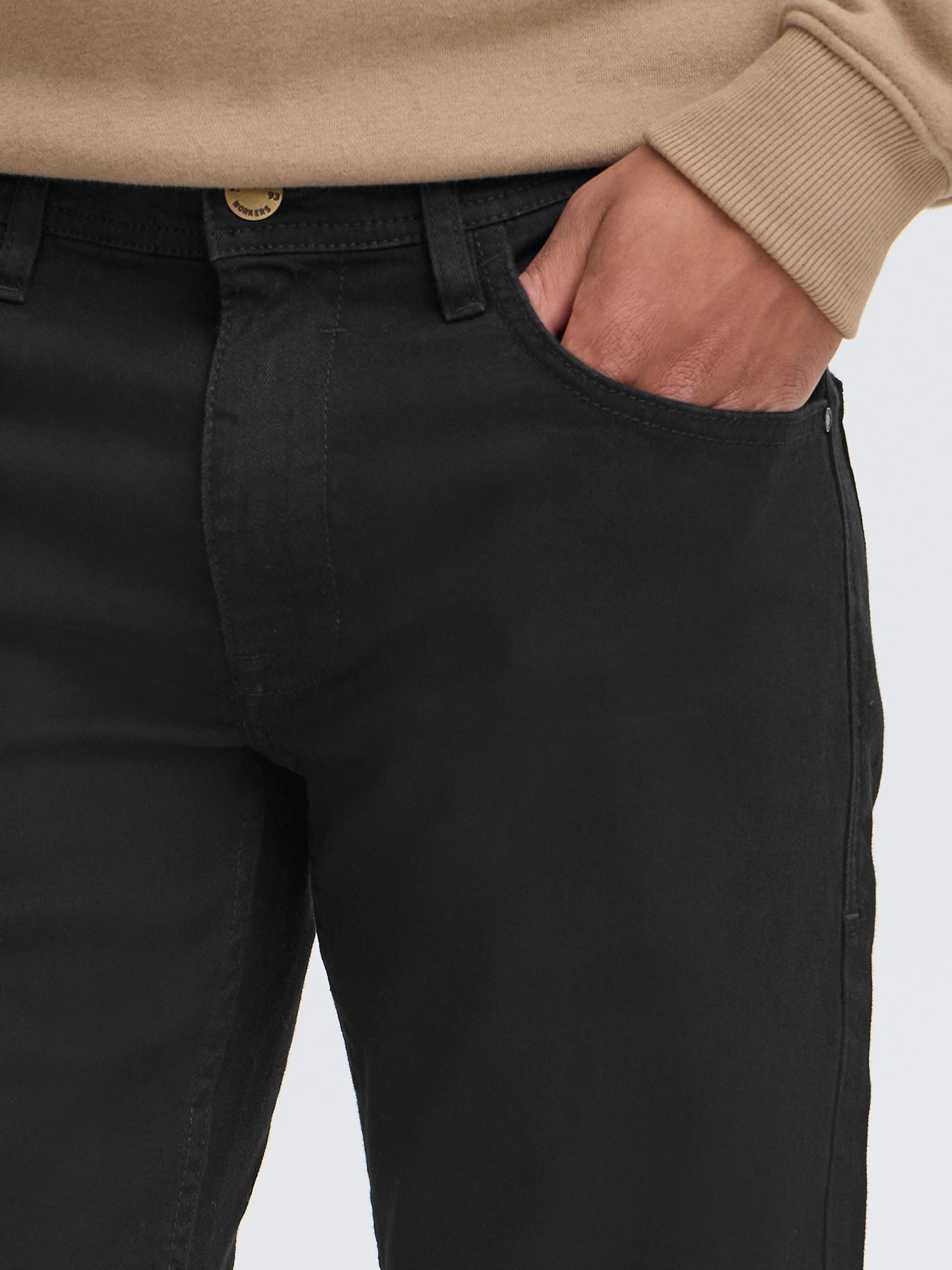 Ανδρικό παντελόνι τζιν unwashed black 20718425 | 20718425