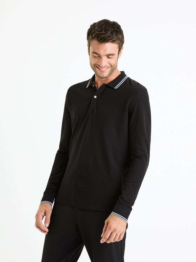 Ανδρικό polo LONG SLEEVES POLO DECOLML | DECOLML