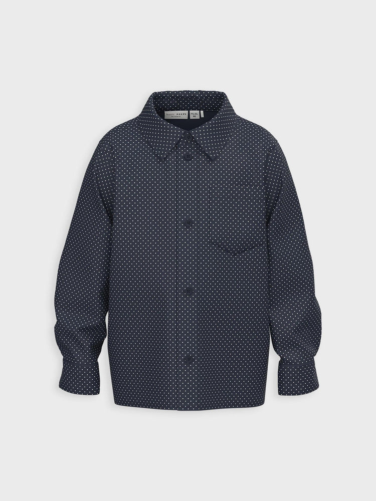 Παιδικό πουκάμισο πουά NMMVILFRED LS SHIRT 13224611 | 13224611