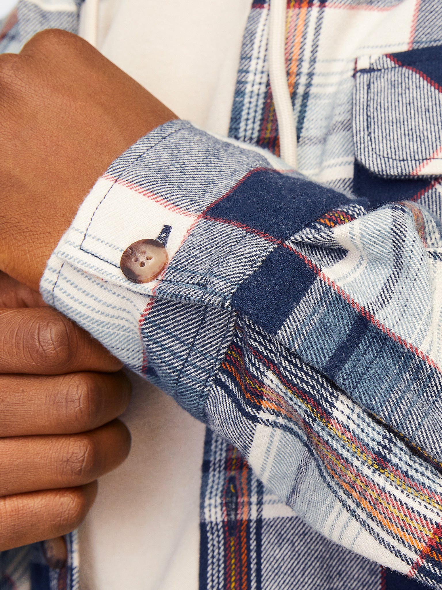 Ανδρικό πουκάμισο καρό JJDARREN FLANNEL OVERSHIRT LS 12261170 | 12261170