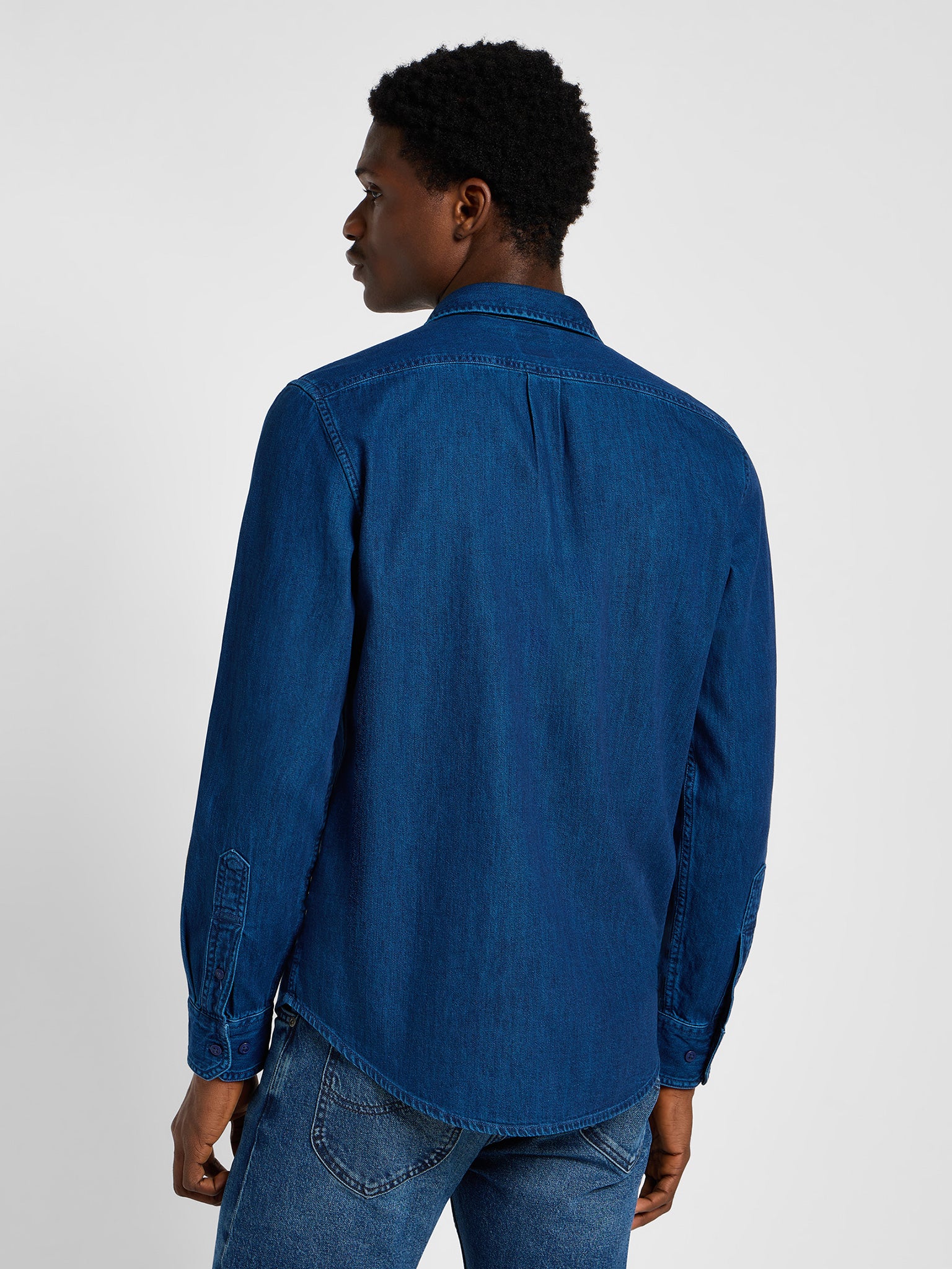 Ανδρικό πουκάμισο τζιν Blue Wash Shirt 112355712 | 112355712