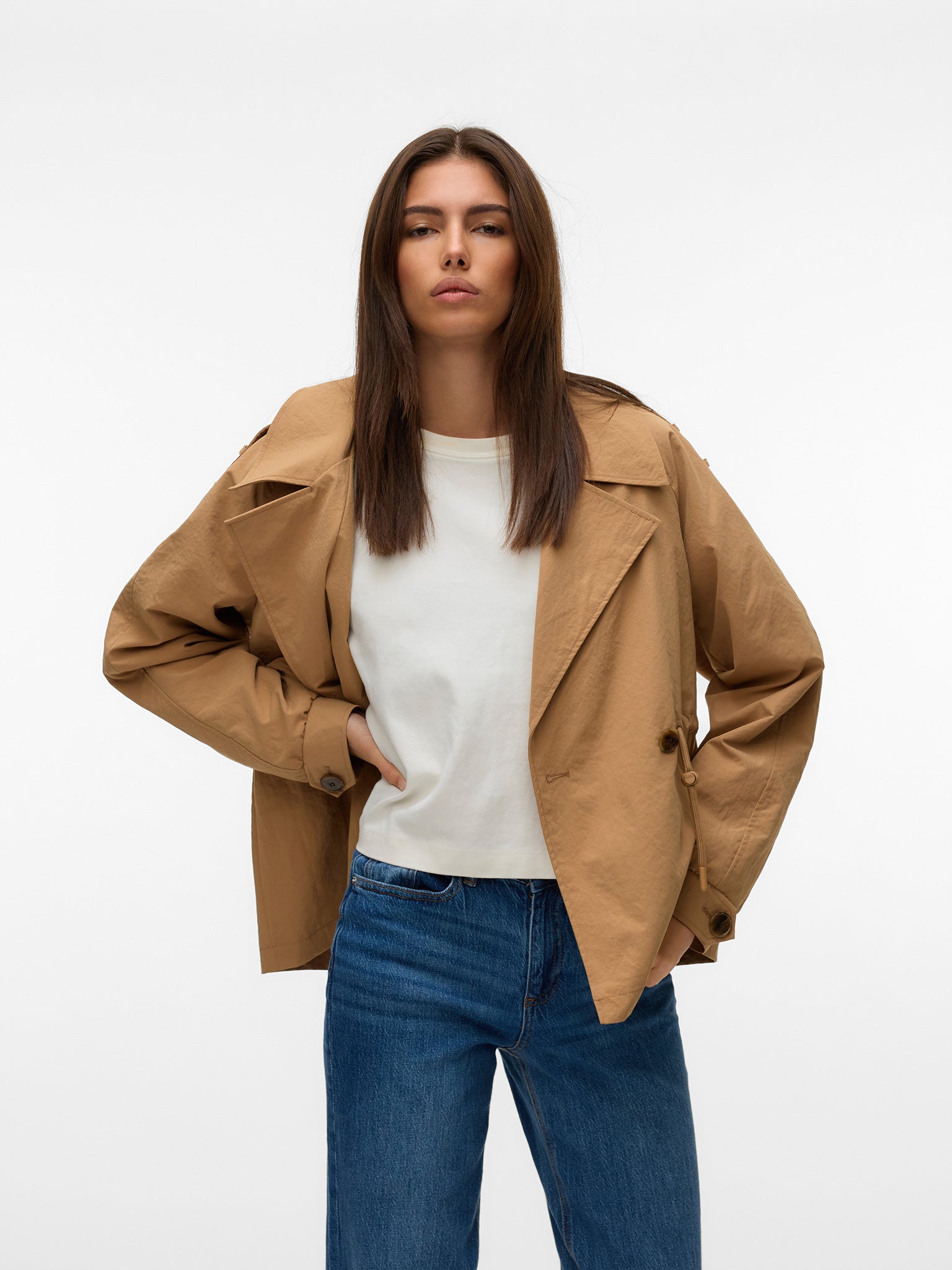 Γυναικεία καπαρντίνα VMBRAVESIENNA SHORT TRENCHCOAT 10322857 | 10322857