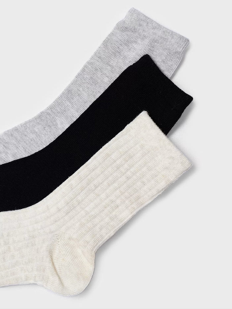 Εφηβικές κάλτσες σετ 3 τεμ οργανικό βαμβάκι 13-10575-096 | 13-10575-096