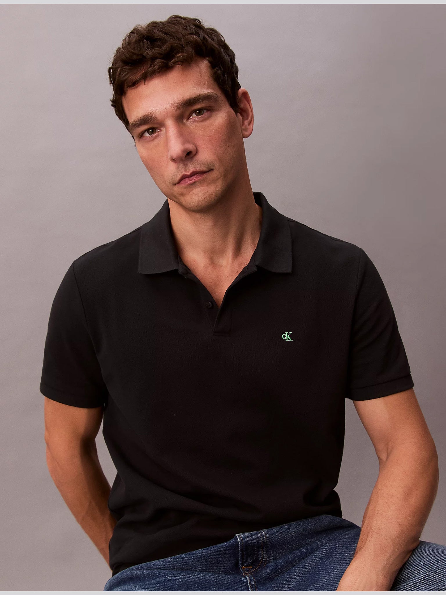 Ανδρικό polo SS CASUAL PIQUE CLASSIC POLO LV040EM269UB1 | LV040EM269UB1